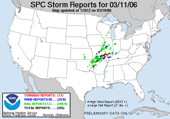 Map of 060311_rpts's severe weather reports